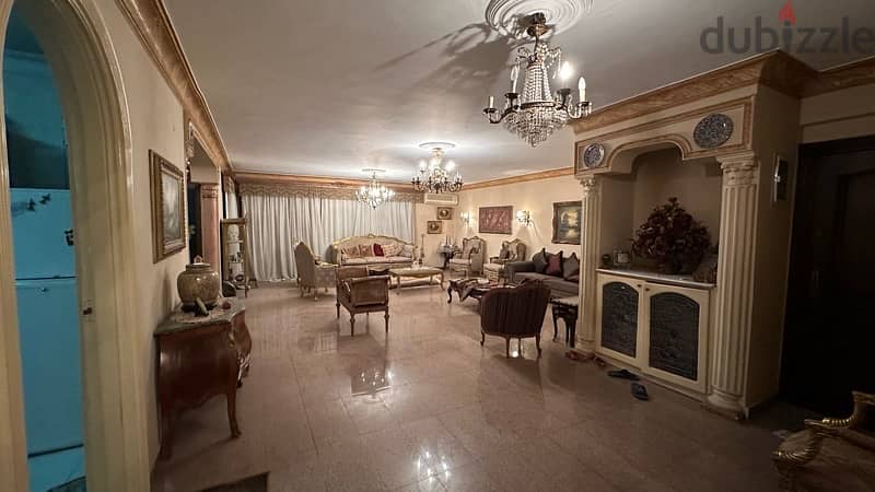 شقة ٣٠٠ م للبيع شارع حسانين هيكل الموازي لعباس العقاد طابق ٦ عقد مسجل 7