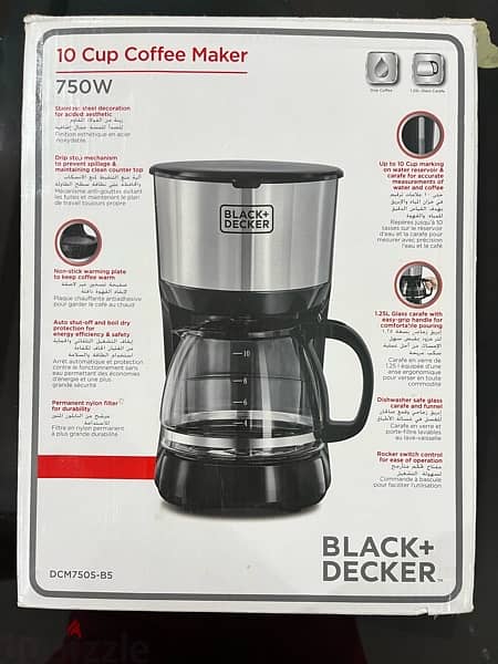 coffee maker- Black&Decker 750W 1