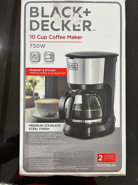 coffee maker- Black&Decker 750W 3