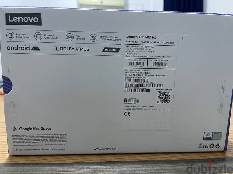 Lenovo Tab M10 HD + Folio Case تابلت لينوفو 1