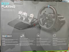 Logitech G923 Driving Wheel - عجله قيادة تفاعليه لوجي تك جديده زيرو