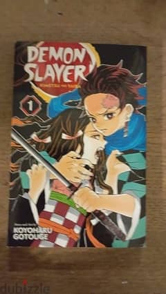 demon slayer manga volume 1,2 0