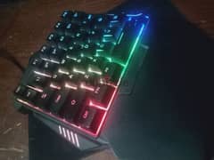 half gaming keyboard RGB but not mechanical 0