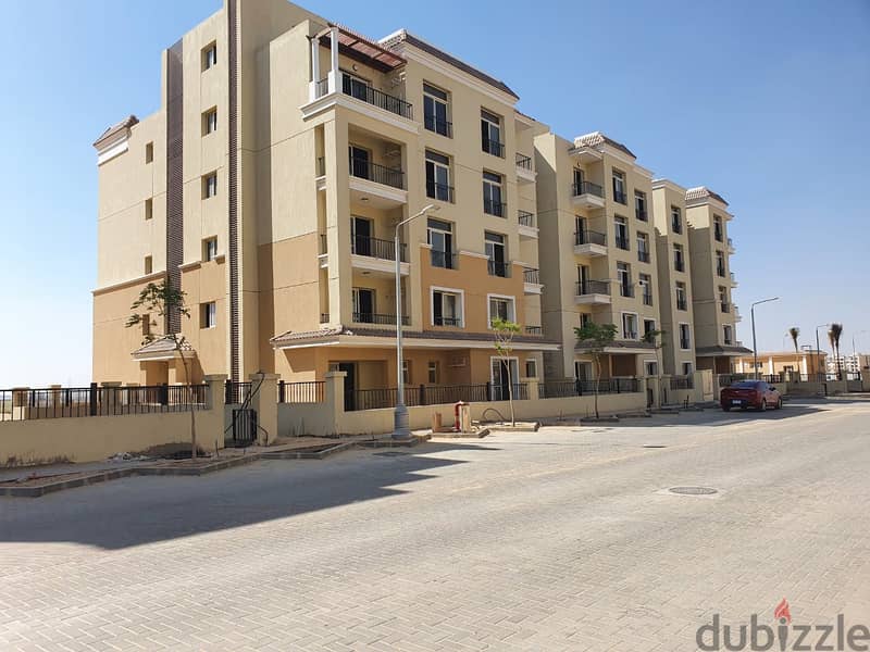 Fully furnished apartment for rent in SARAI compound behind Madinaty 1