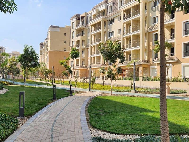Fully furnished apartment for rent in SARAI compound behind Madinaty 5
