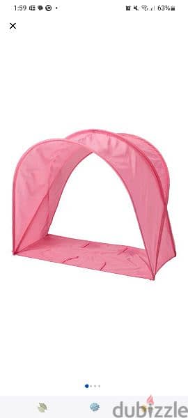 Ikea bed tent - Pink 1