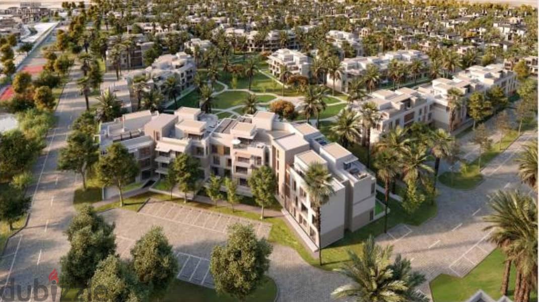 villa for sale 443 land sqm  in sodic the estates residences sheikh zayed ( fully finished ) down payment 10% & installment 6 years - RTM- 6 months  . 9