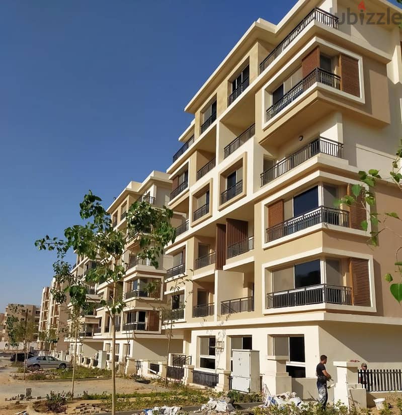 Apartment for sale in Taj City Compound, 166 sqm (3 bedrooms), prime location, landscape view (10% down payment and installments over 8 years). . . . . . . . 4