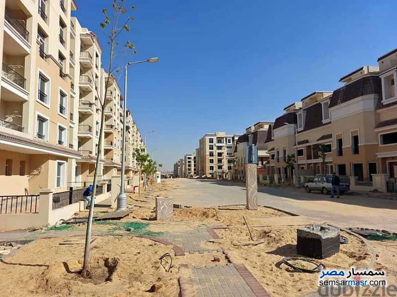garden apartment for sale in Sarai 130 sqm+ garden 207sqm(2 bedrooms),cash discount 42% landscape view (10% down payment and installments over 8 years 10
