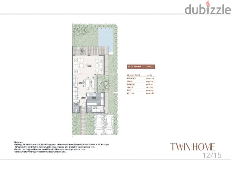 Twinhouse with Downpayment Near Gharb golf 8