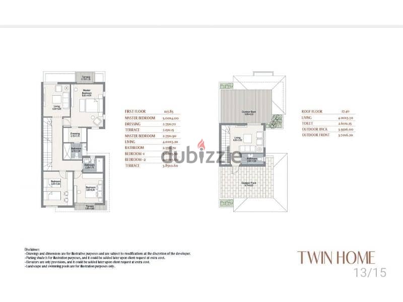 Twinhouse with Downpayment Near Gharb golf 9