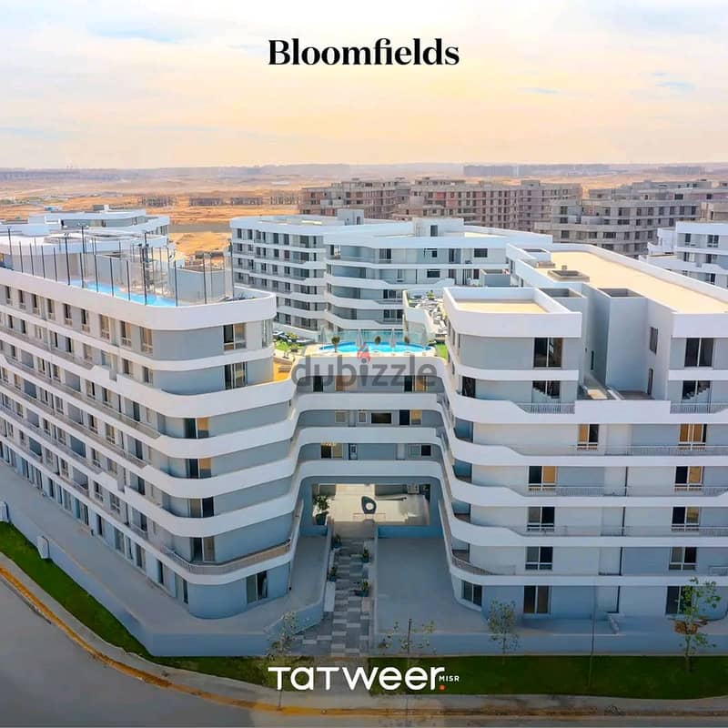 شقة للبيع 178م (3 غرف) في مشروع بلوم فليدز تطوير مصر Bloomflides 2