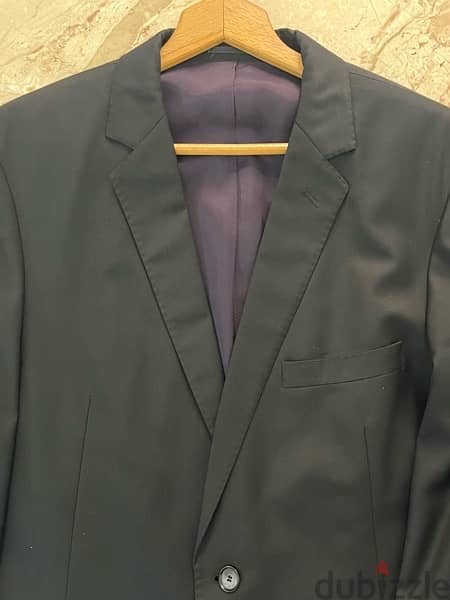 SARAR Suit black size 54 made in Turkey بدلة ماركة سارار مقاس ٥٤ تركي 1