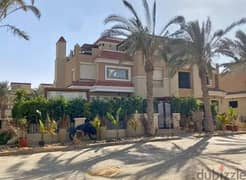 Corner villa for sale in Sarai Compound, next to Madinaty in New Cairo