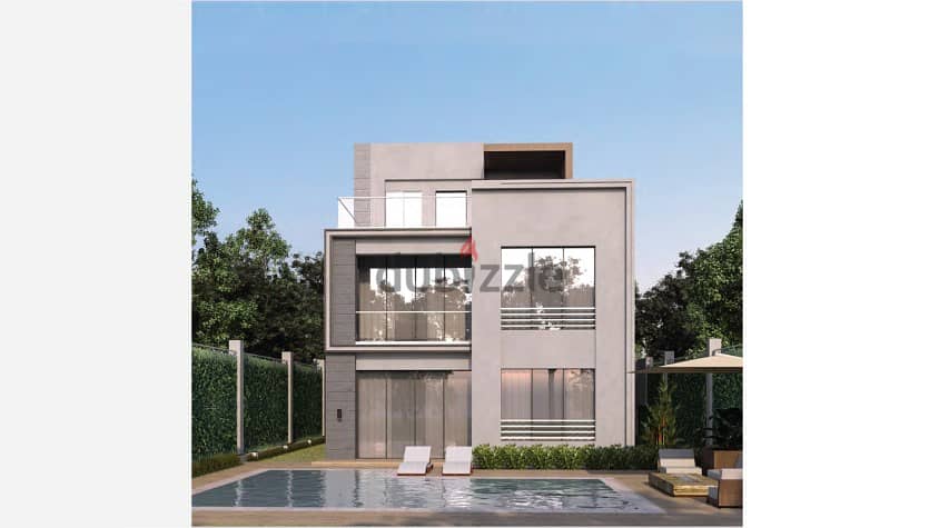 Own in Sheikh Zayed, with a 10% down payment over 10 years, an independent villa with a garden in Park Valley Compound 9