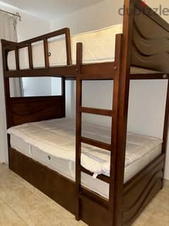 bunkbed made of natural woods