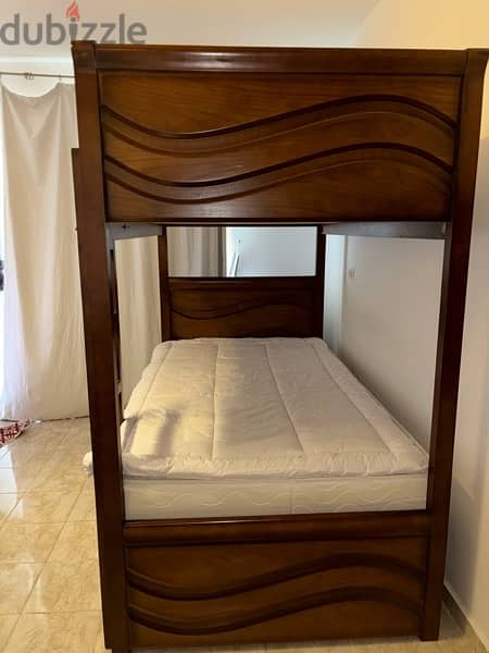 bunkbed made of natural woods 2
