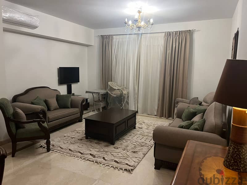 Fully Furniture Apartment for rent In Mivida compound / 3 BR / Boulevard Mivida شقة للايجار مفروش في كمبوند ميفيدا 5