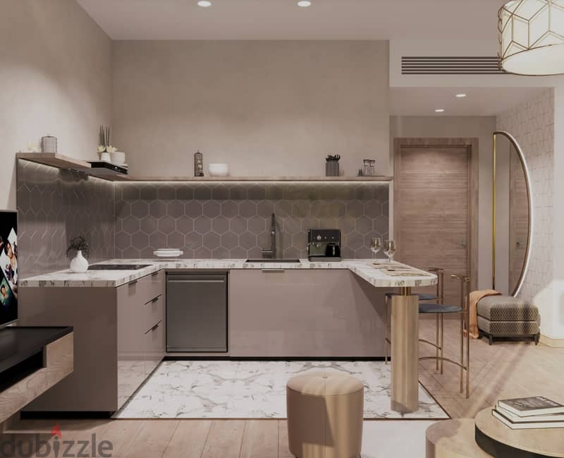 An apartment of 183 meters built and ready for inspection in a fully built compound, the second number of the Embassy District, with a 25% discount, a 10