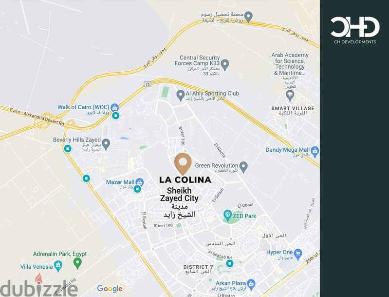Apartment 125 meters in La colina on zayed hill down payment 10% 6