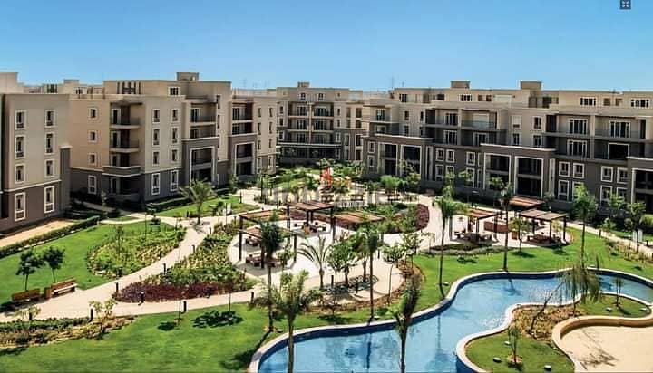 Live in a distinguished community by owning a fully finished apartment in Badya Palm Hills in October 5