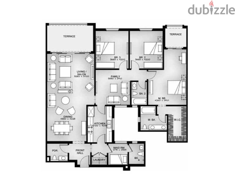 Apartment 148m for rent fully finished and kitchen in Mivida new cairo/ Overlooking pool شقة للايجار 148م تشطيب سوبر لوكس بالتكيفات و المطبخ 8