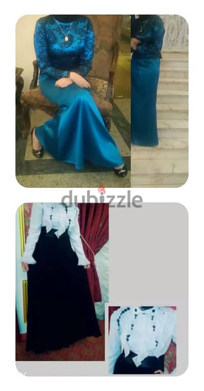 2 فستان سواريه يلبس لحد 70 ك