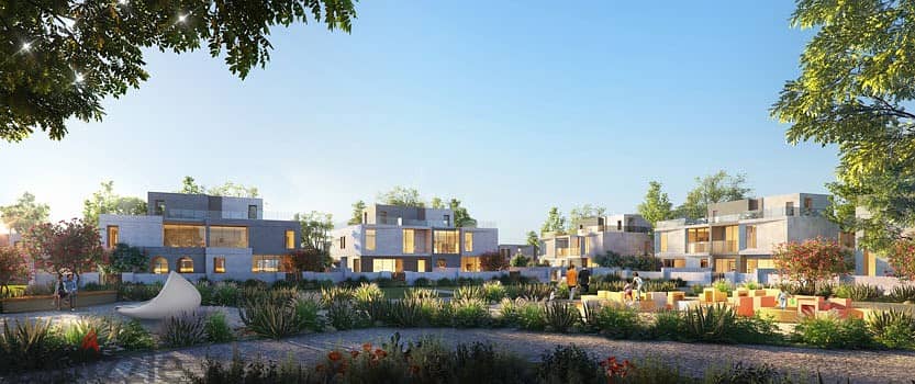 توين هاوس للبيع استلام 2025 موقع مميز في كمبوند فاي سوديك - Vye Sodic Compound 1