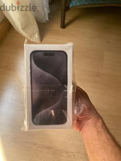iPhone 15 pro 128GB Black Titanium sealed 0
