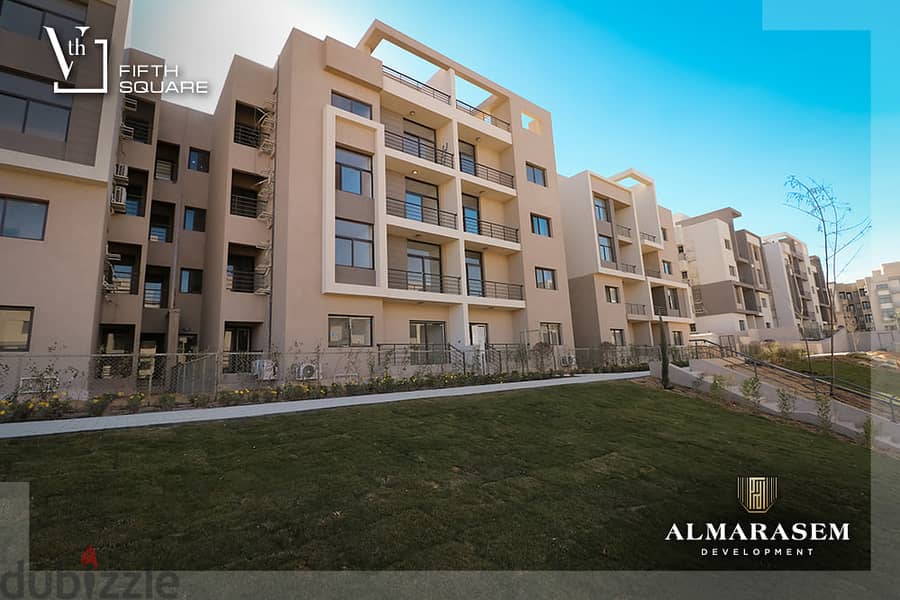 Apartment 170 sqm for sale, one year receipt, fully finished, in Fifth Square Al Marasem, the heart of the Fifth Settlement 21
