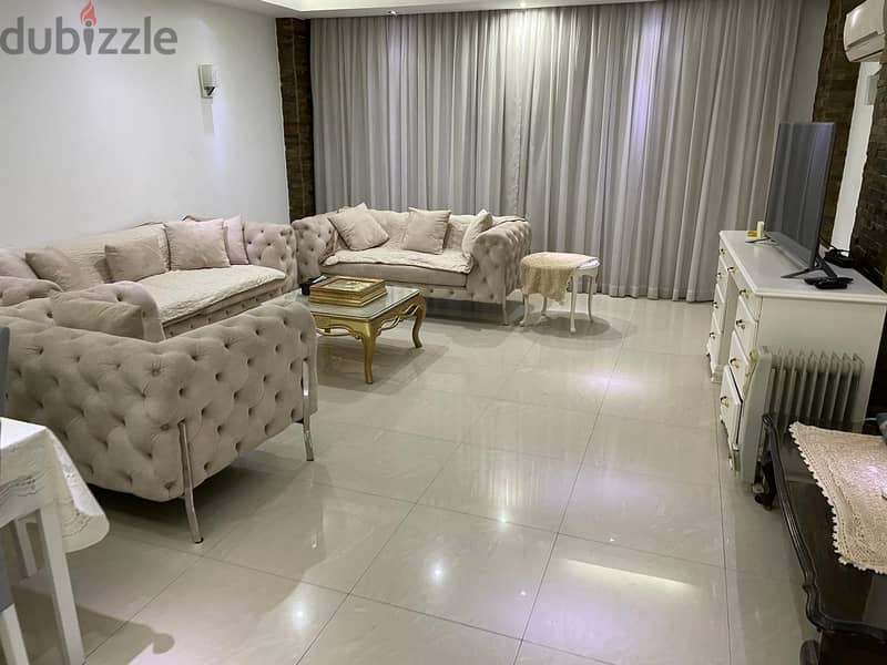Furnished apartment for rent in Green 3, Sheikh Zayed 3