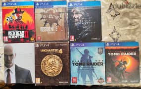 PS4 games steel boxes and special editions for sale