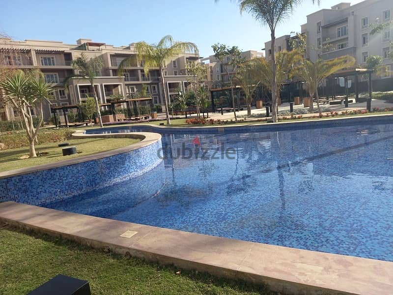 October plaza - Sodic  Ground apartment View Landscape for sale  High end finishing  Area: 214 m 6