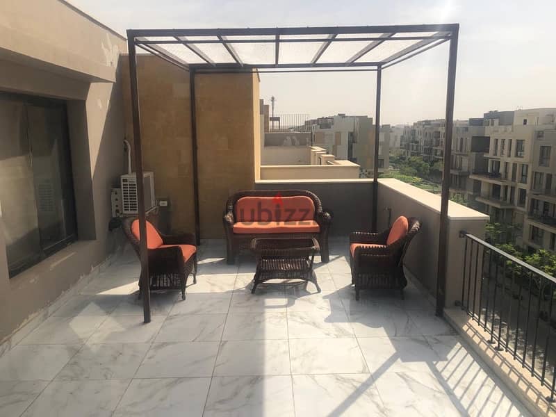Furnished studio for rent in compound East Town Sodic 1