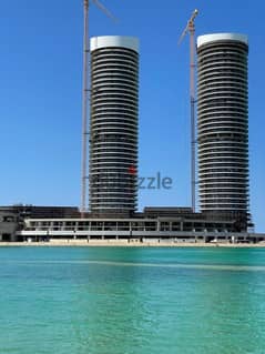 Fully Finished Apartment With Air Conditioners, Full Sea View For Sale With 7 Year Installments In New Alamein Towers 0