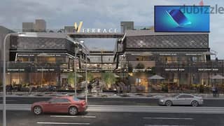محل للبيع في التجمع الخامس 499م V TERRACE Mall Location: front AUC من المالك مباشره 0