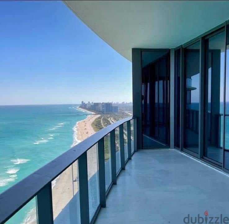For Sale In New Alamein Towers With 7 Year Installments, Double View Apartment On The Sea  & Lagoon; North Coast 1