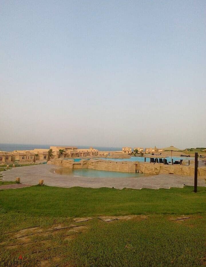With a down payment of 950 thousand chalets * 2 rooms * sea view in Telal Ain Sokhna 1