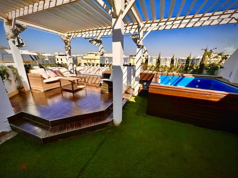 penthouse for sale at mountain view hydepark new cairo | super lux with kitchen and AC`S 2