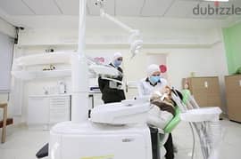 A 44-meter dental clinic in the heart of the Fifth Settlement serving more than 12 compounds with more than 10,000 residential units in installments a