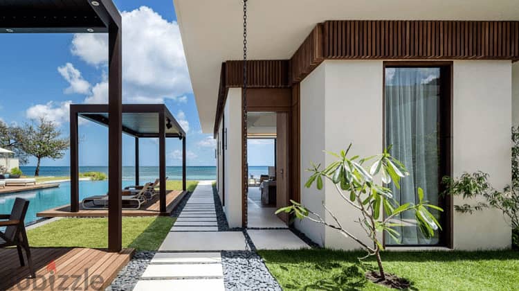 For sale, a townhouse villa with a private sea view in Silver Sands, North Coast, next to Almaza Bay 6