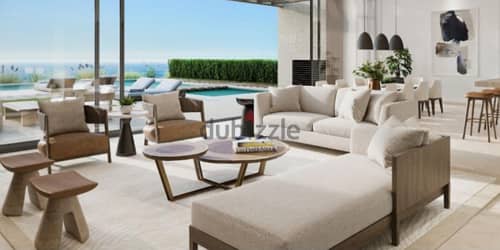 For sale, a townhouse villa with a private sea view in Silver Sands, North Coast, next to Almaza Bay 7