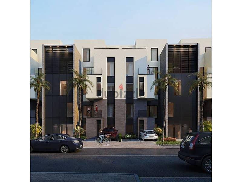 Penthouse 263 sqm  fully finished,with a down payment and ready to move in installments, in Al Burouj Al Shorouk Compound 8