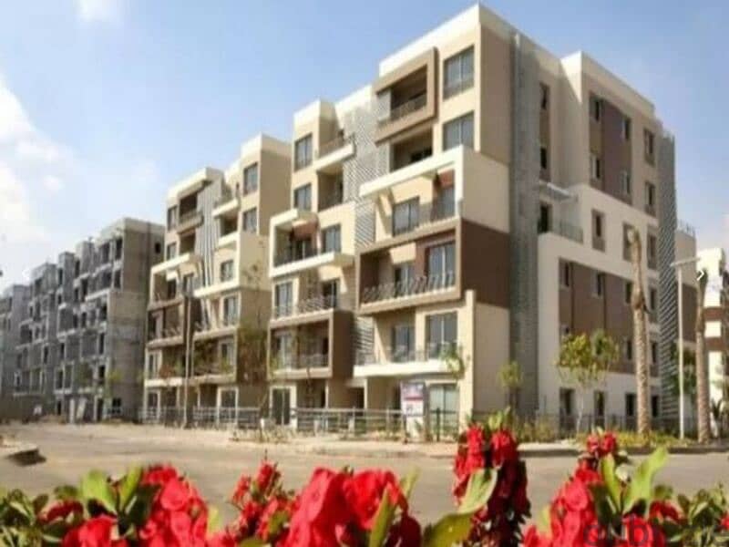 For sale, a fully finished two-bedroom apartment in Palm Hills New Cairo, in installments over 8 years 1