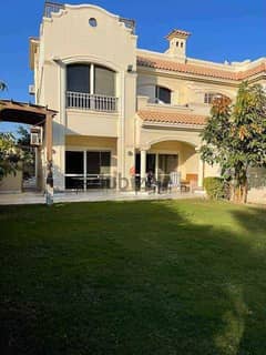 Standalone villa next to the American University in El Patio Town la Vista Compound in Fifth Settlement