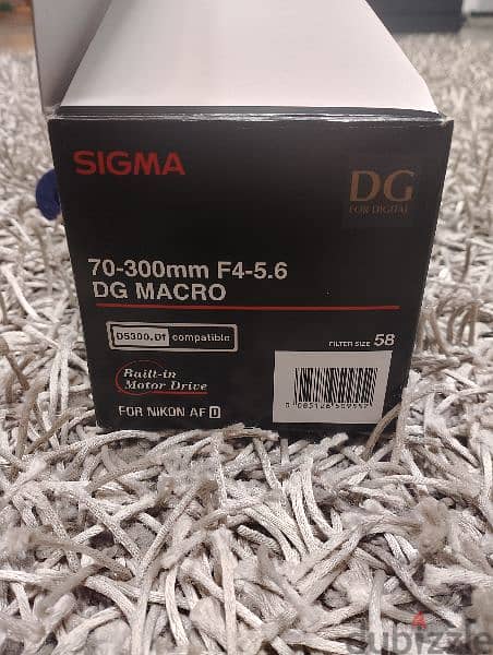 Sigma 70-300mm F4-5.6 DG APO Macro بحالة الزيرو 2