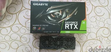 Gigabyte Nvidia RTX 2060 Graphic card 3 fans 6GB vram