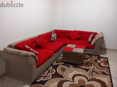 ركنة قطيفة  حشو فايبر حرف L