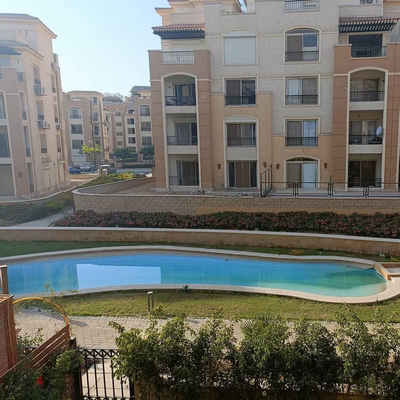 Apartment with garden for sale in the heart of New Cairo, 4 rooms, come down and see for yourself, in installments, one million and 500 thousand are r 0
