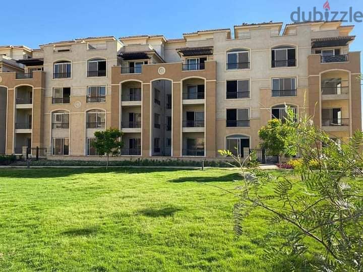 Apartment with garden for sale in the heart of New Cairo, 4 rooms, come down and see for yourself, in installments, one million and 500 thousand are r 4